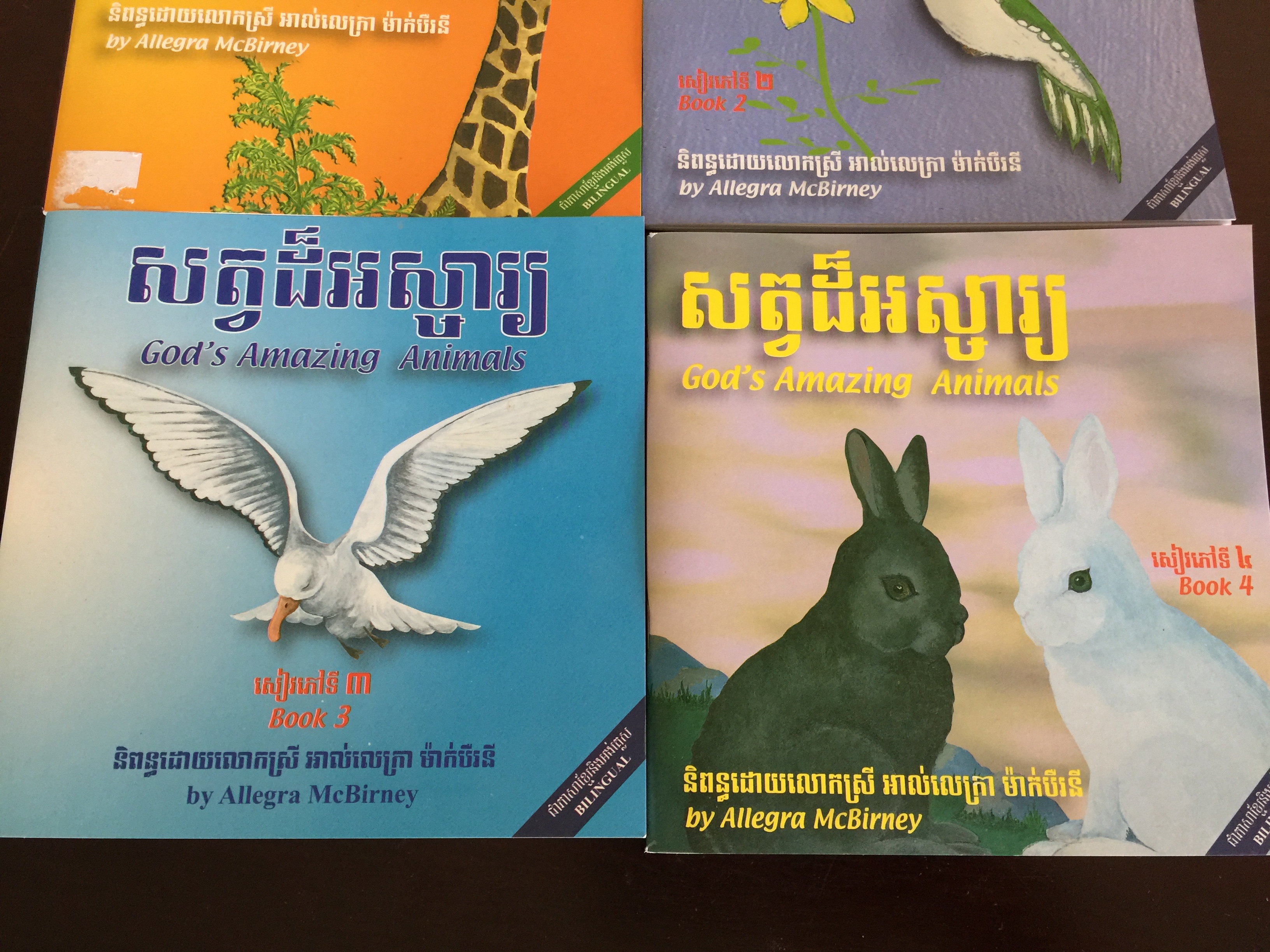 God's Amazing Animals SET Books 1-4 by Allegra McBirney 1